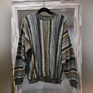 Vintage Bachrach Sweater Men Size Large Coogi style